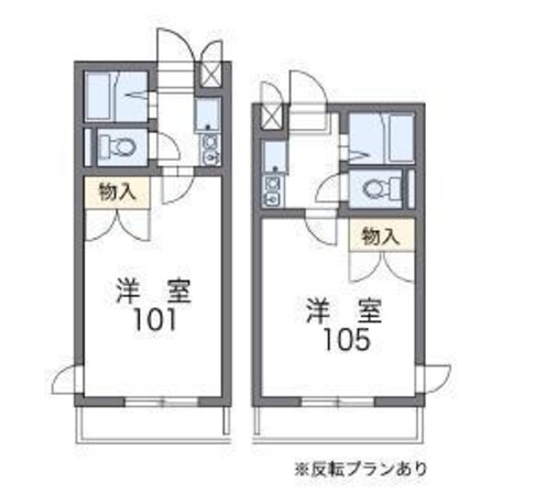 レオパレスＦＬＯＲＡの物件間取画像